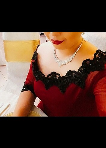 Diğer Bordo abiye büyük beden