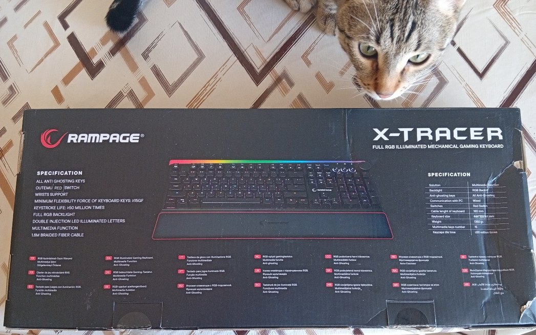 Rampage X-Tracer Red Switch Gaming Klavye - Görsel 4