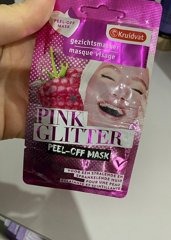 Pembe Parıltılı Soyulabilir Yüz Maskesi - Görsel 4