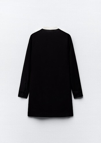 xs Beden siyah Renk Zara Volanlı Gömlek Elbise