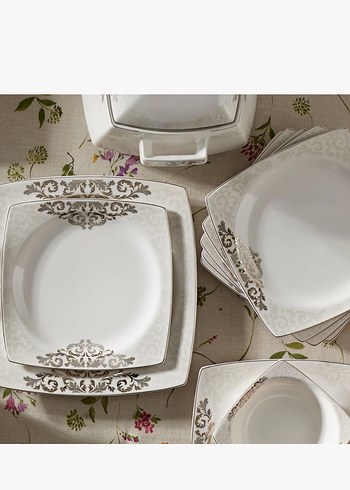 Karaca nazende 60 parça 12 kişilik yemek takımı  - Görsel 3