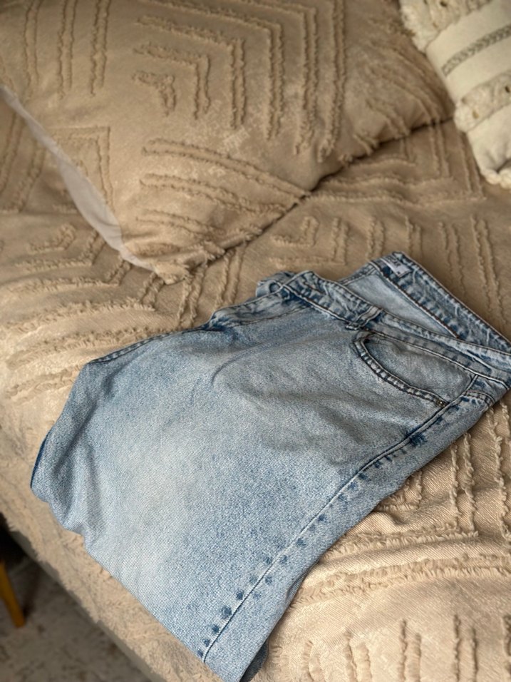 Gri Midi Boy Bol Kesim erkek Kot Pantolon - Görsel 3