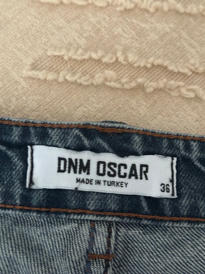 Gevşek Kesim Mavi erkek Denim Jean - Görsel 2
