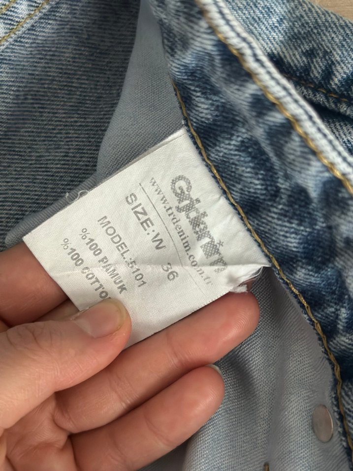 Mavi Pastel Renkli Bol Kesim erkek Kot Pantolon - Görsel 2