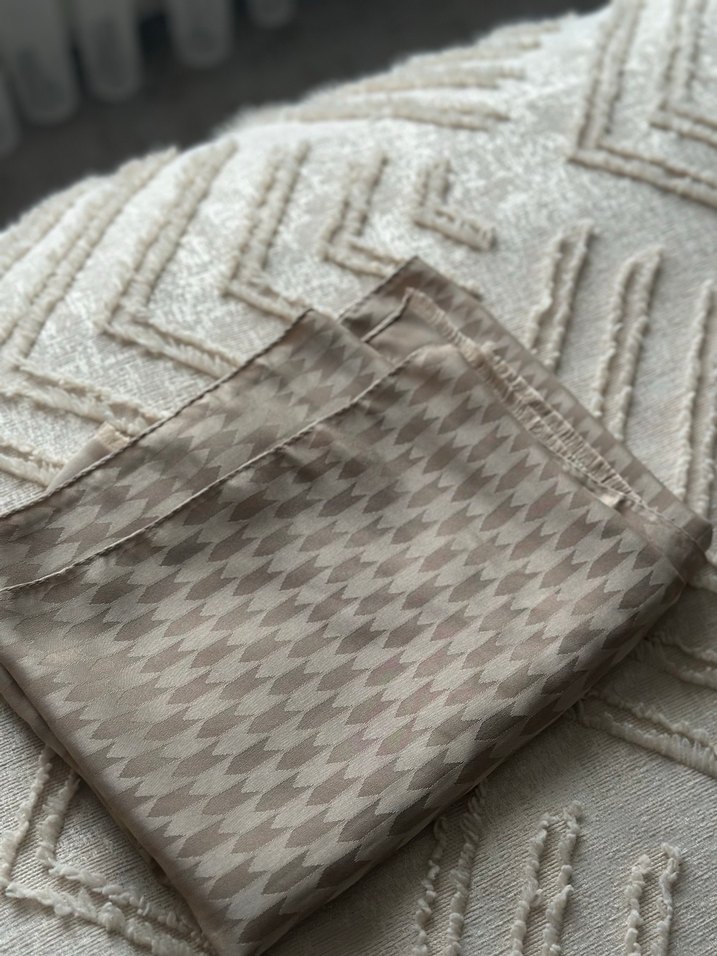 Bej Pileli Kadın Şal - Görsel 2