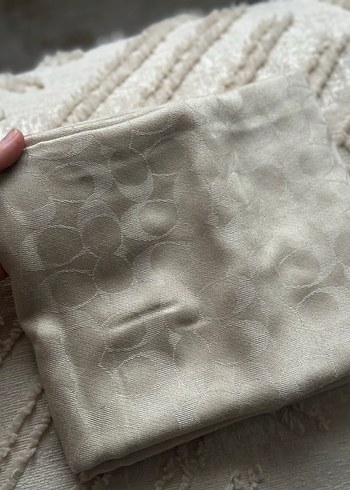 Bej coach şal - Görsel 4