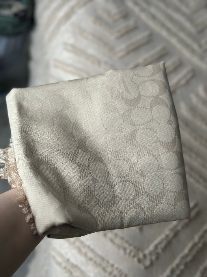 Bej coach şal - Görsel 2