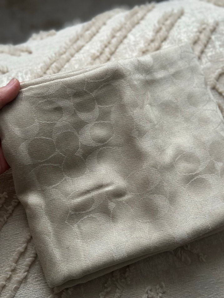 Bej coach şal - Görsel 4