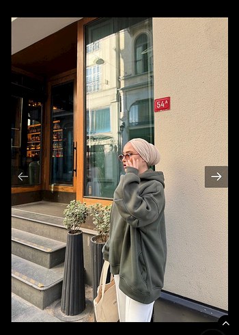 Kadın Kapüşonlu Loose Fit Midi Parka - Görsel 2