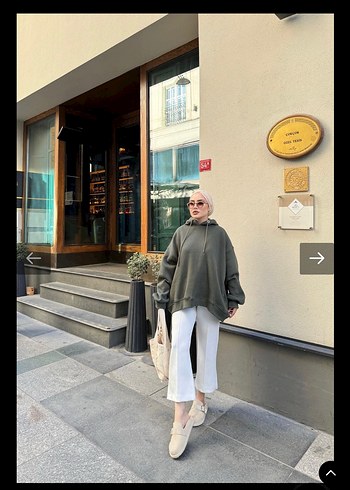 Kadın Kapüşonlu Loose Fit Midi Parka - Görsel 3