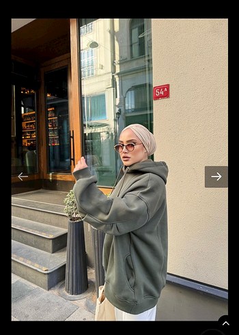 Kadın Kapüşonlu Loose Fit Midi Parka - Görsel 4