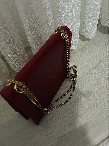 Zara Kırmızı gece çantası