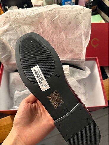 37 Beden bordo Renk Hotiç bordo loafer