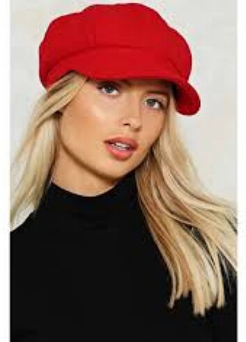 LCW kırmızı kasket şapka