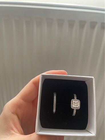 Beden beyaz Renk Pandora yüzük