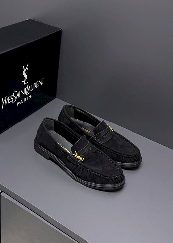 Yves Saint Laurent Ysl Suet Loafer