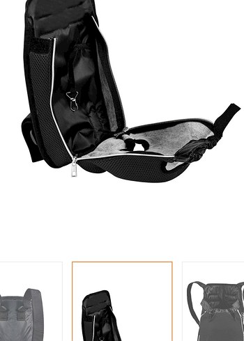 Siyah Taşıma Çantası - Evcil Hayvanlar İçin - Görsel 3