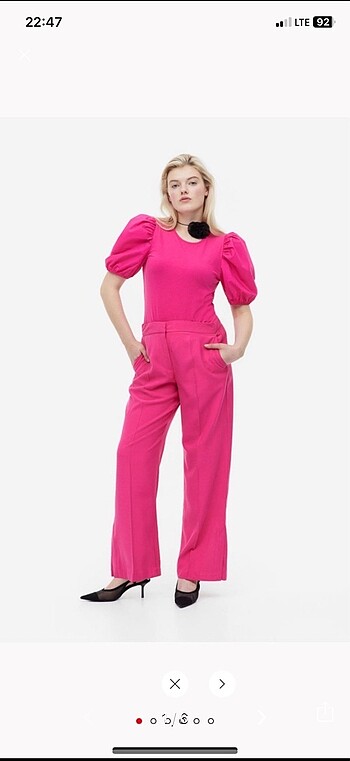 xxl Beden pembe Renk H&M bluz