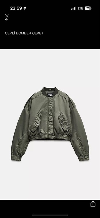 Cepli Bomber ceket