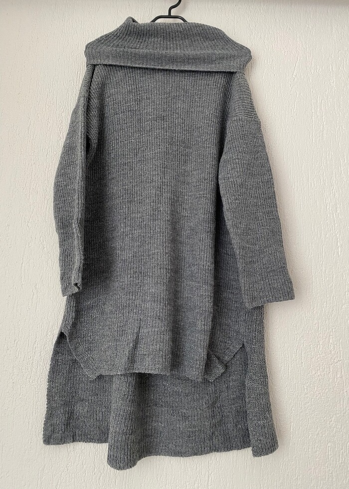 Önü kısa arkası uzun triko - Görsel 2