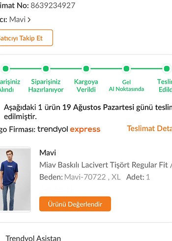 Mavi Jeans Mavi Baskılı Tişört