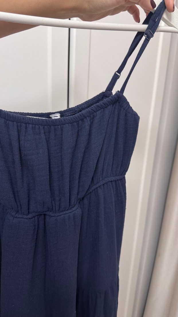 Müslin uzun elbise - Görsel 4