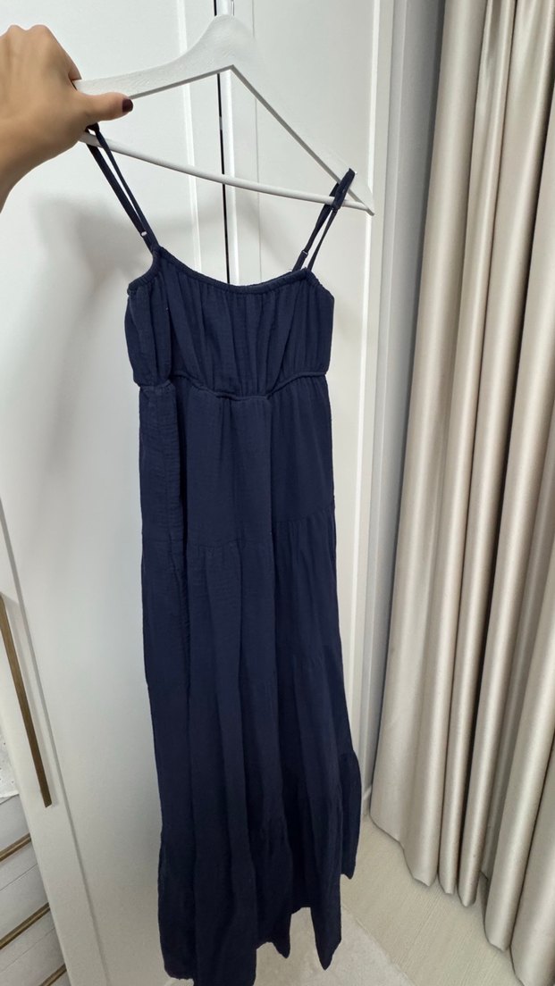 Müslin uzun elbise - Görsel 2