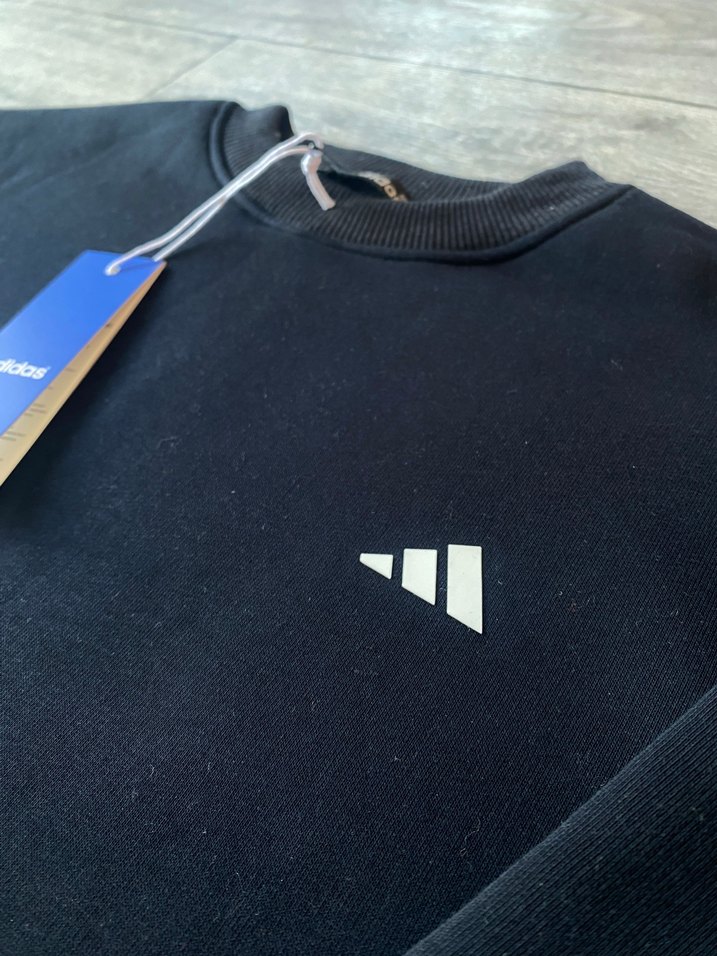 Adidas Lacivert Bisiklet Yaka Sweatshirt — görsel 2/3