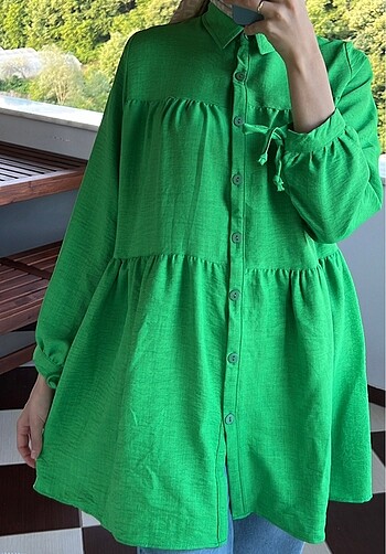 Zara Yeşil gömlek
