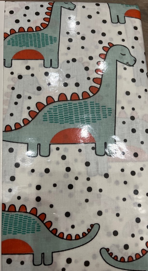 Yeşil Dinozor Desenli Bebek Nevresim Takımı - Görsel 4