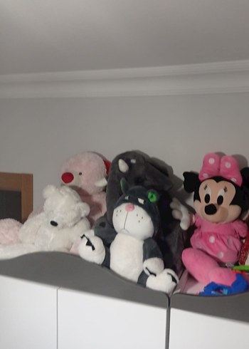 Beden Gri Peluş Oyuncak Kedi