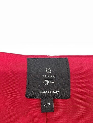 42 Beden gri Renk Vakko Blazer %70 İndirimli.