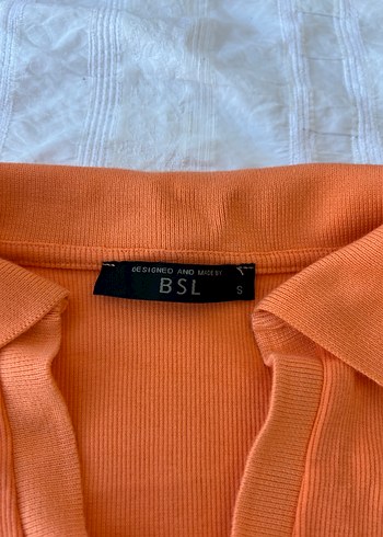 s Beden BSL V Polo Yaka Crop Bluz