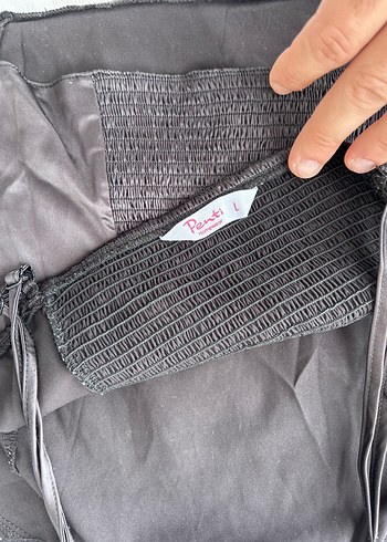 l Beden siyah Renk Penti Saten Büstiyer