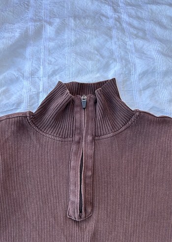 l/xl Beden Zara Balıkçı Yaka Vintage Kazak