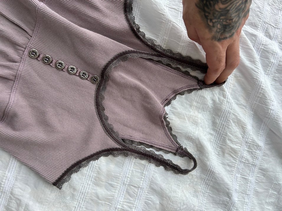 Ribbed Dantel Büstiyer - Görsel 5