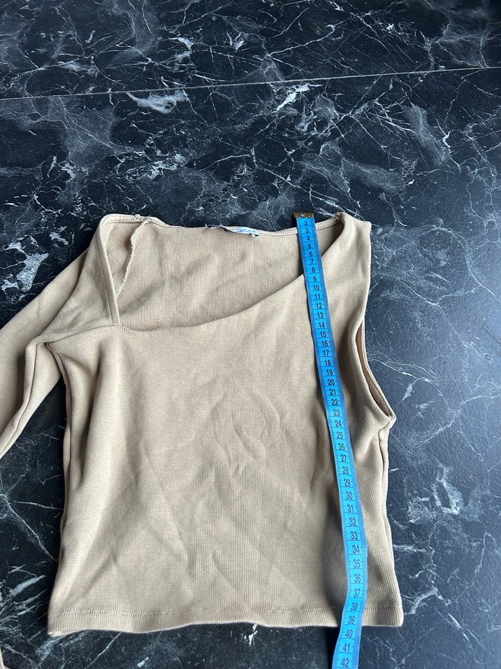 Zara Tek Kol Crop - Görsel 5