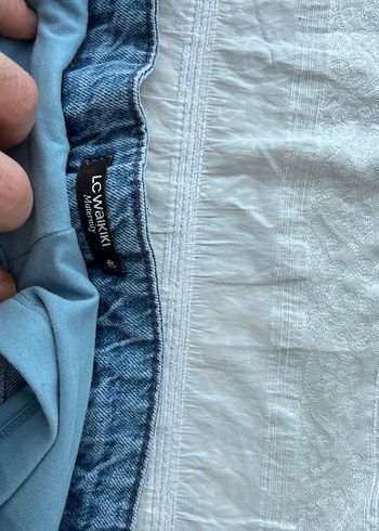 Lcw Hamile Kot Şort - Görsel 5