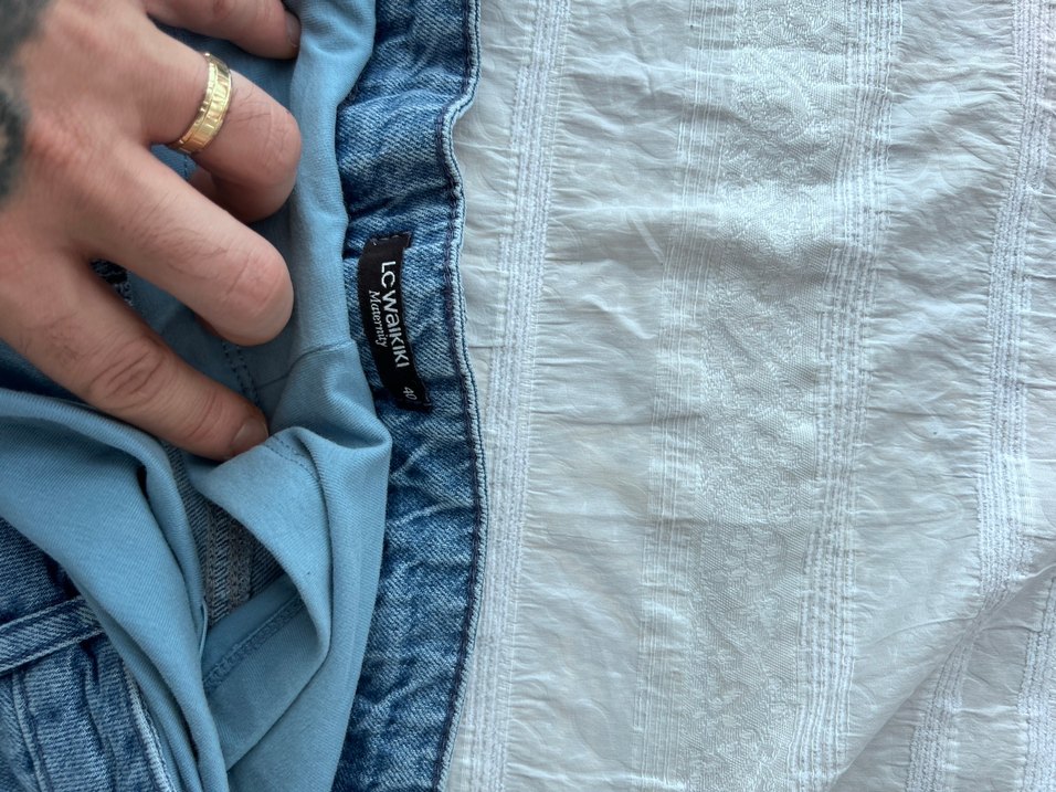 Lcw Hamile Kot Şort - Görsel 5