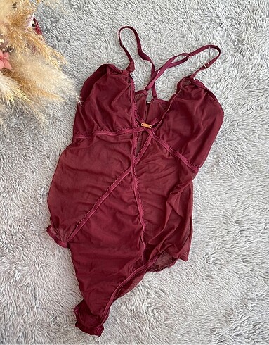 Oysho Transparan Gecelik Bodysuit