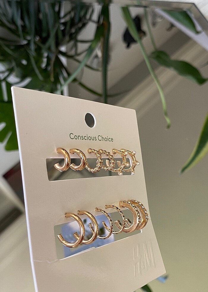 H&M 6lı Küpe Seti - Görsel 3