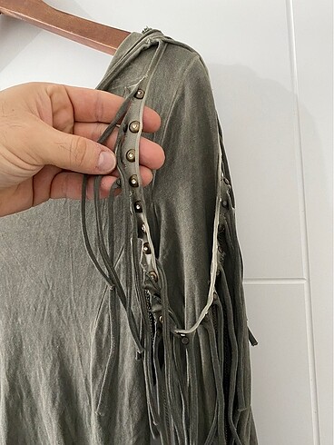 m Beden haki Renk Vintage Gothic Elbise