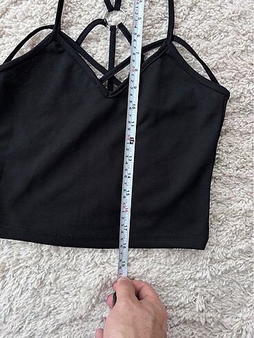 m Beden siyah Renk Zechka Crop Top