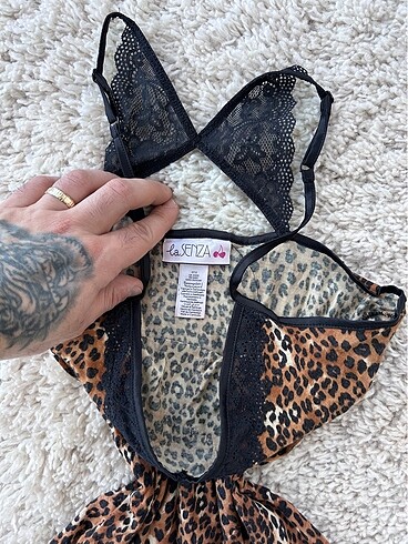 La Senza Askılı Leopar Üst - Görsel 7