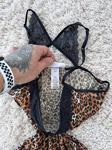 La Senza Askılı Leopar Üst - Görsel 8