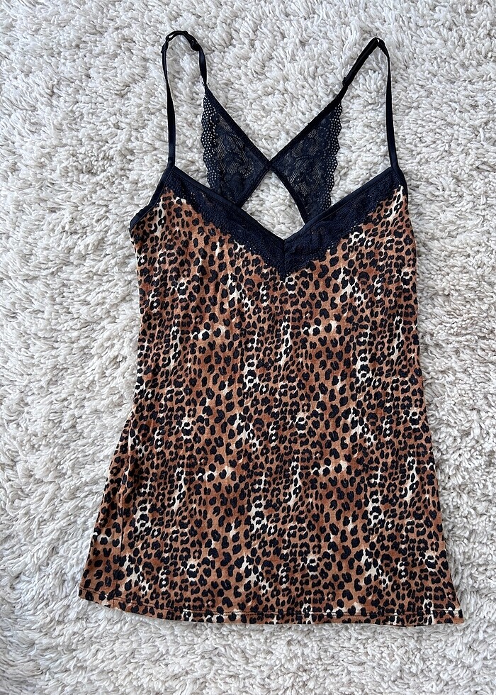 La Senza Askılı Leopar Üst - Görsel 2