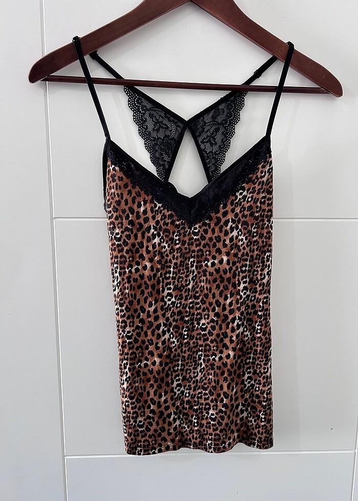 La Senza Askılı Leopar Üst - Görsel 4