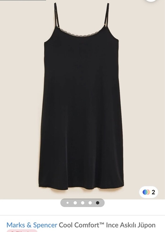 Marks&Spencer Cool Comfort Jüpon Gecelik - Görsel 3