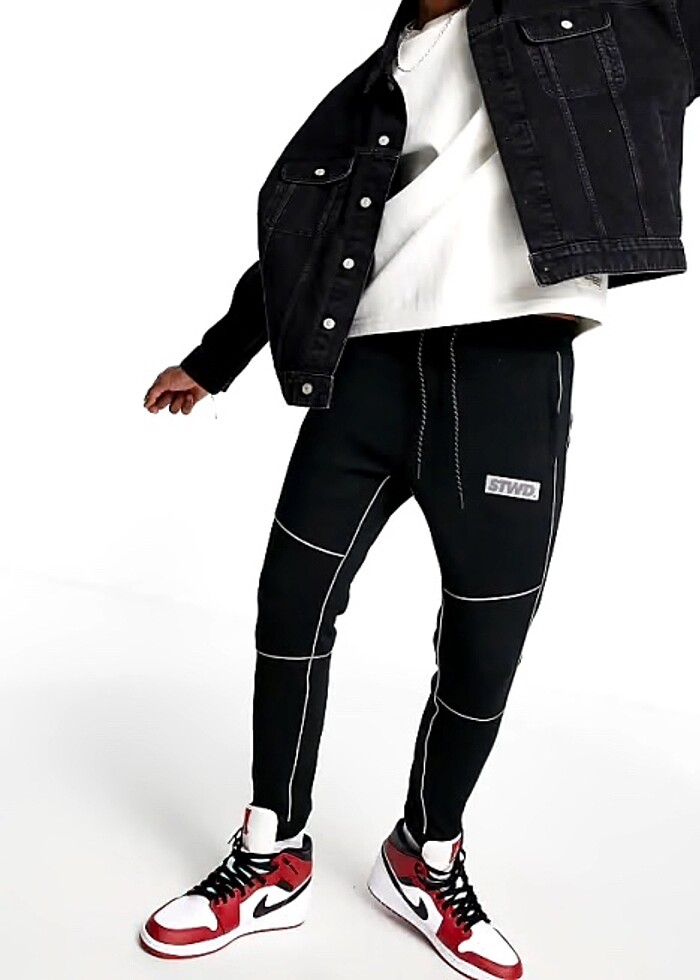 Pull&Bear Reflektörlü Jogger - Görsel 5