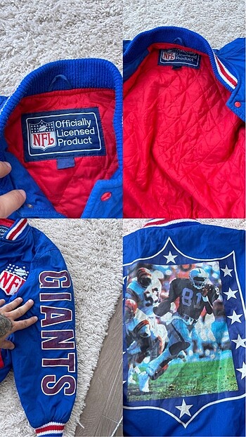 NFL Giants Vintage Ceket - Görsel 5